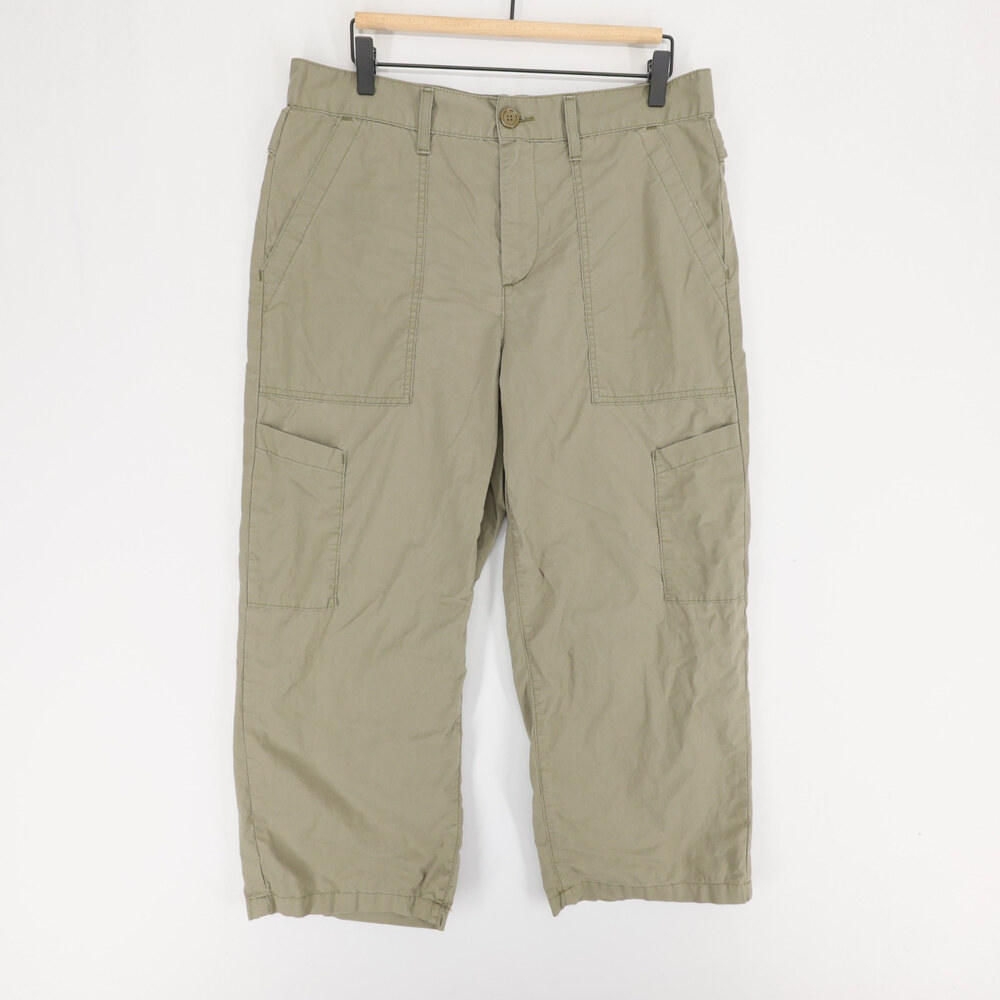 Agolde Daria Cargo Pants Womens 30 Green Utility High Rise Cropped Stretch